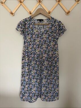 Floral silk Dress